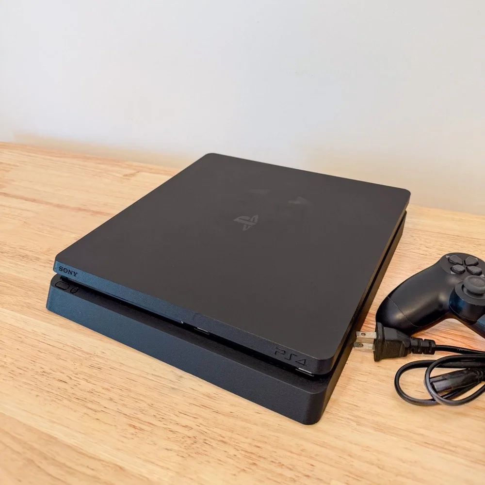 Sony PlayStation 4 Slim 1TB Console Black with DualShock 4 Controller